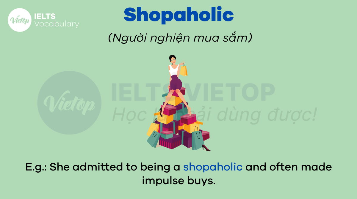 từ vựng về shopping