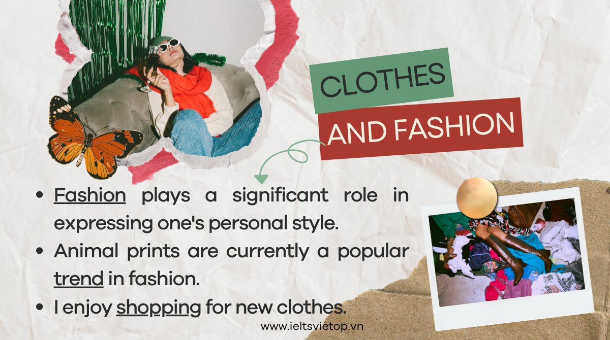 Chủ đề Clothes and fashion
