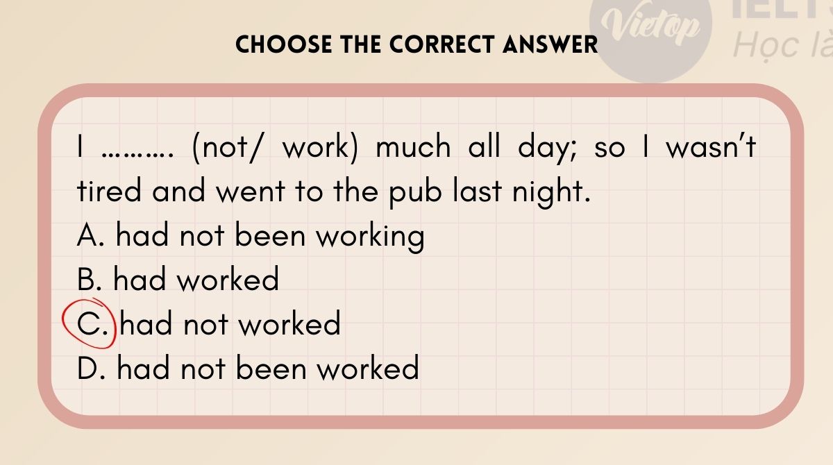 Choose the correct answer