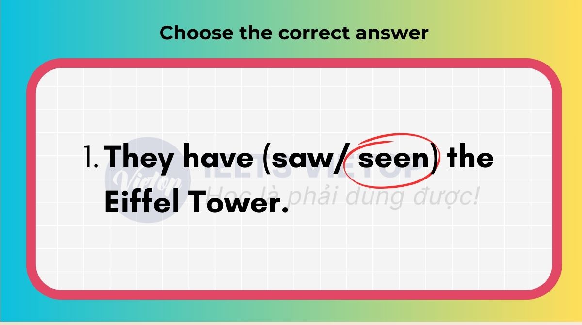 Choose the correct answer 6