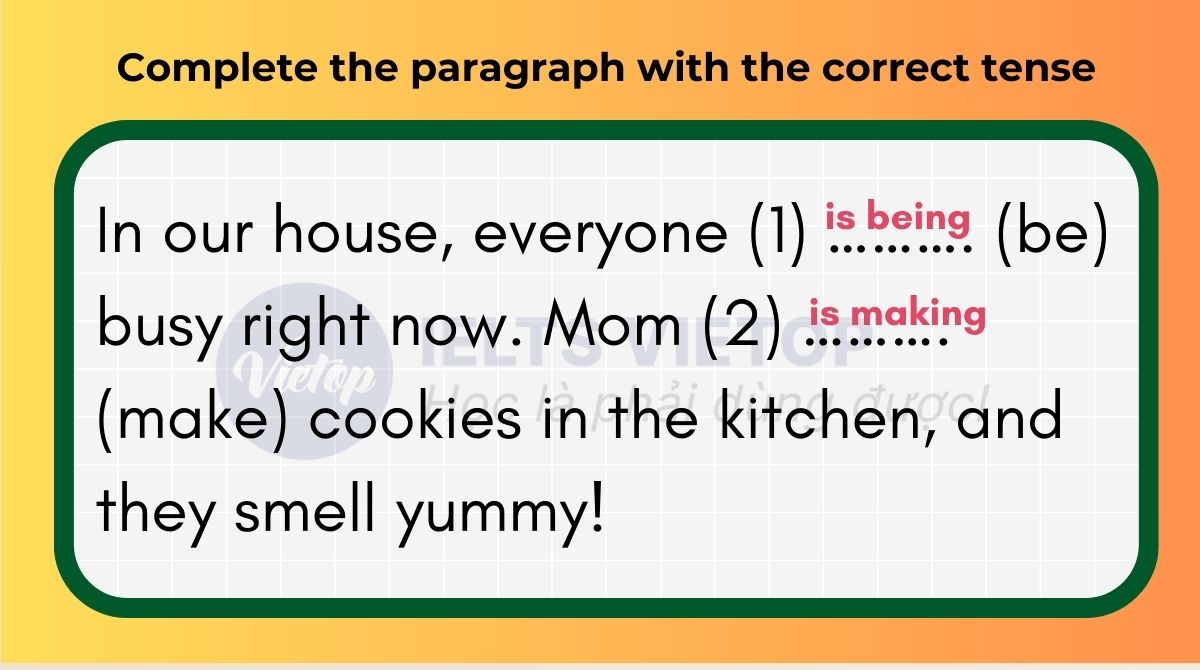 Complete the paragraph with the correct tense 1