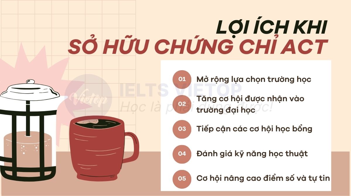 Lợi ích khi sở hữu chứng chỉ ACT