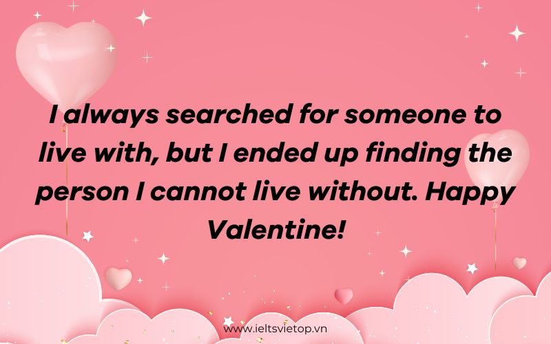 Những câu nói hay về ngày Valentine bằng tiếng Anh lãng mạn