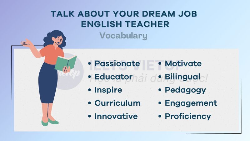 Từ vựng chủ đề talk about your dream job english teacher