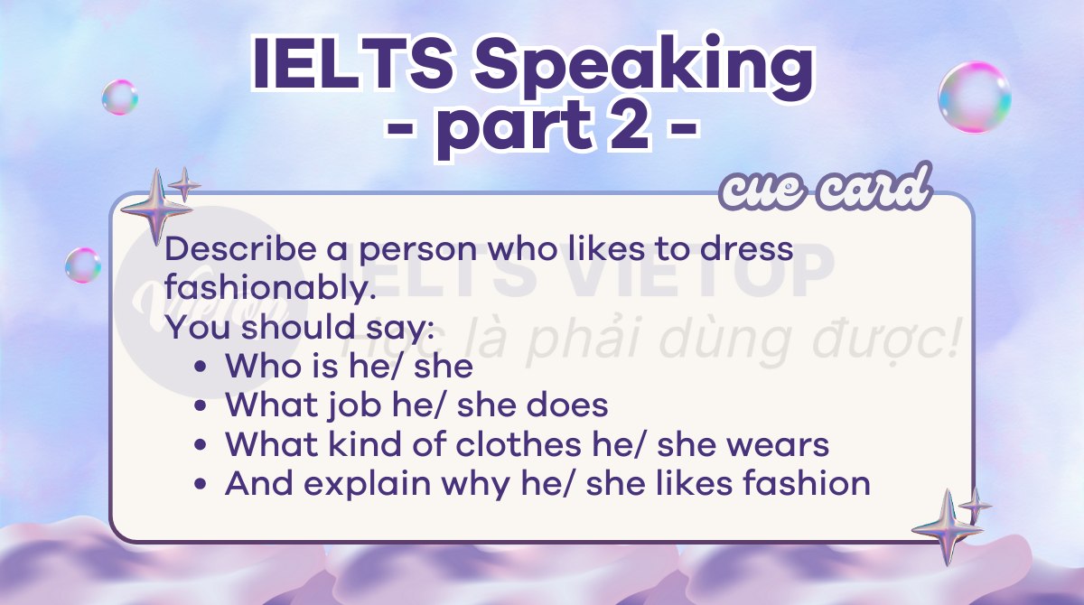 Bài thi IELTS Speaking sẽ có 3 phần