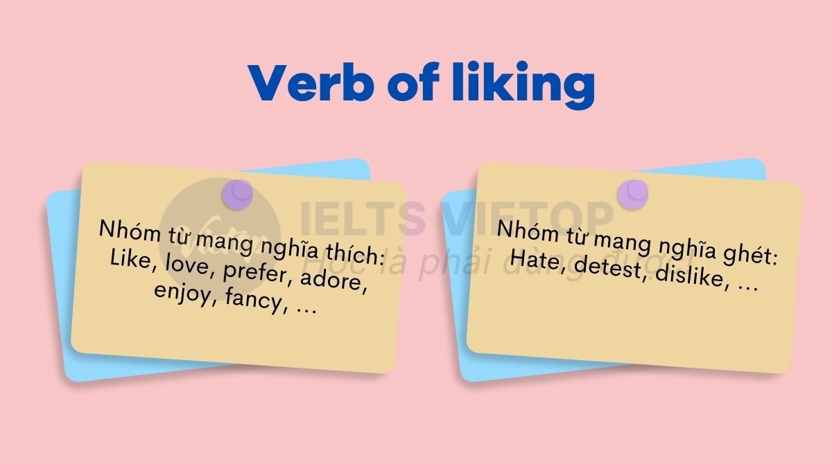 Verb of liking là gì