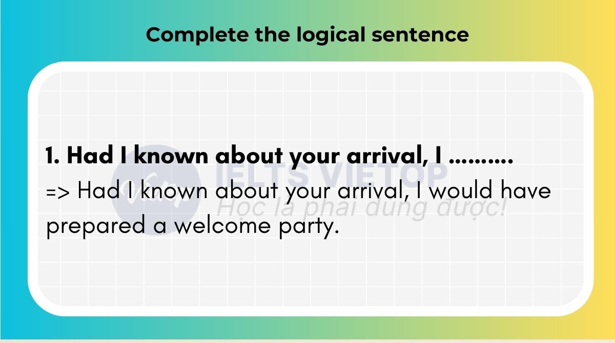 Complete the logical sentence