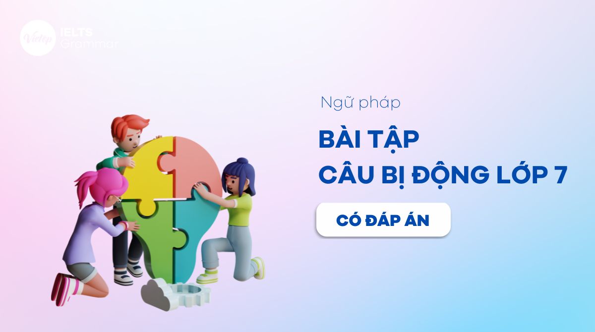 Bài tập câu bị động lớp 7