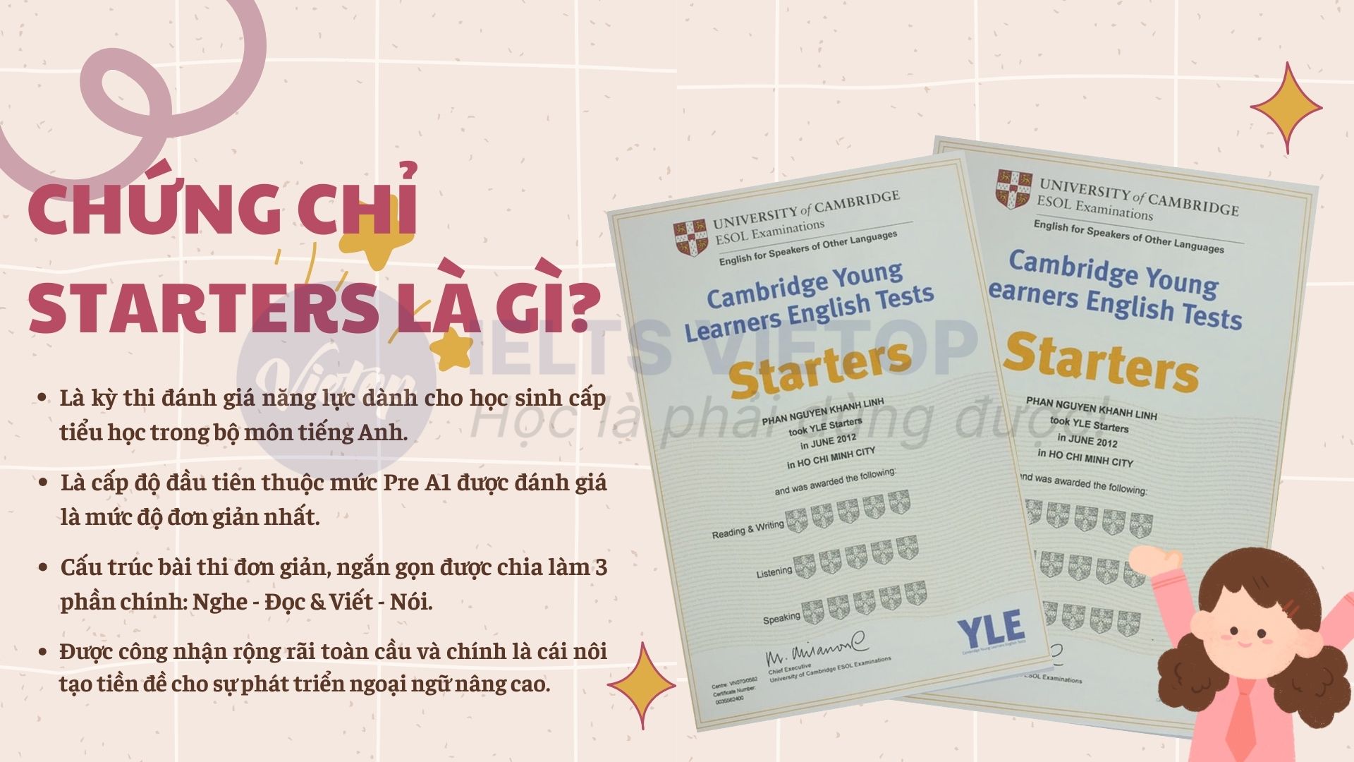 Chứng chỉ Starters là gì? 