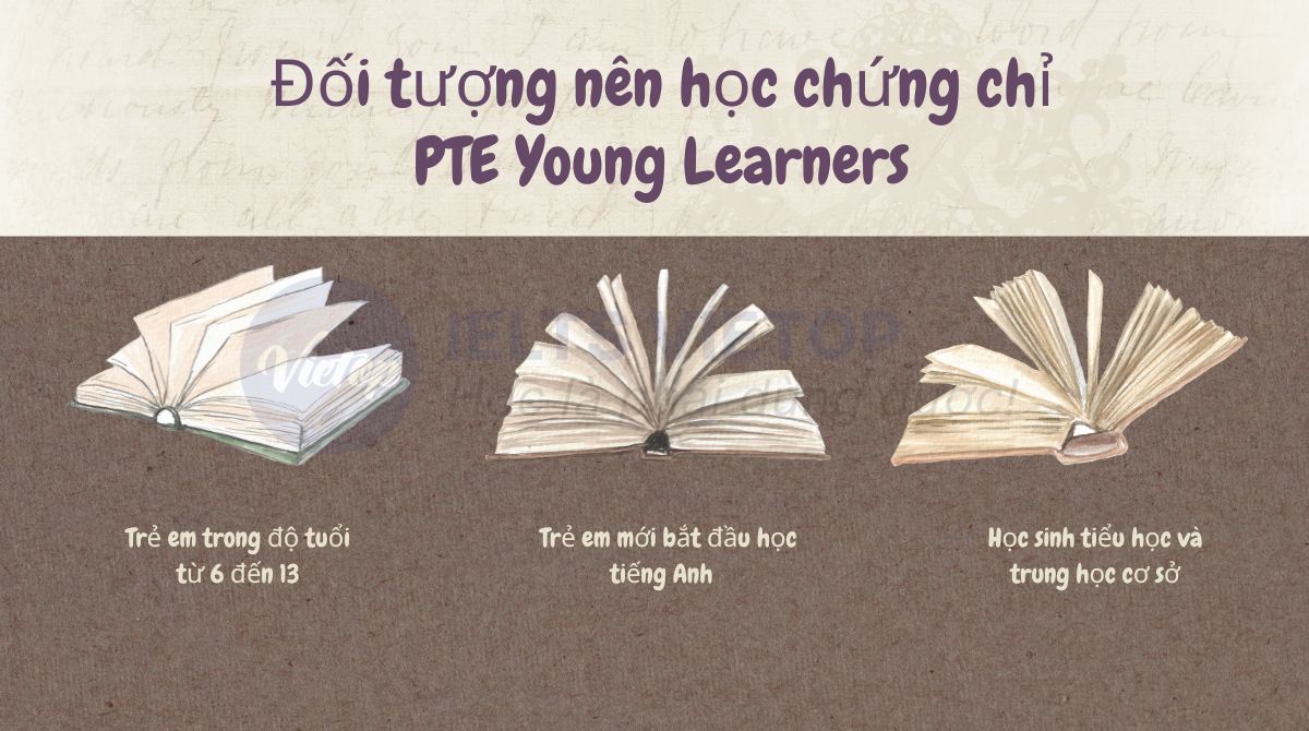 Đối tượng nên học chứng chỉ PTE Young Learners