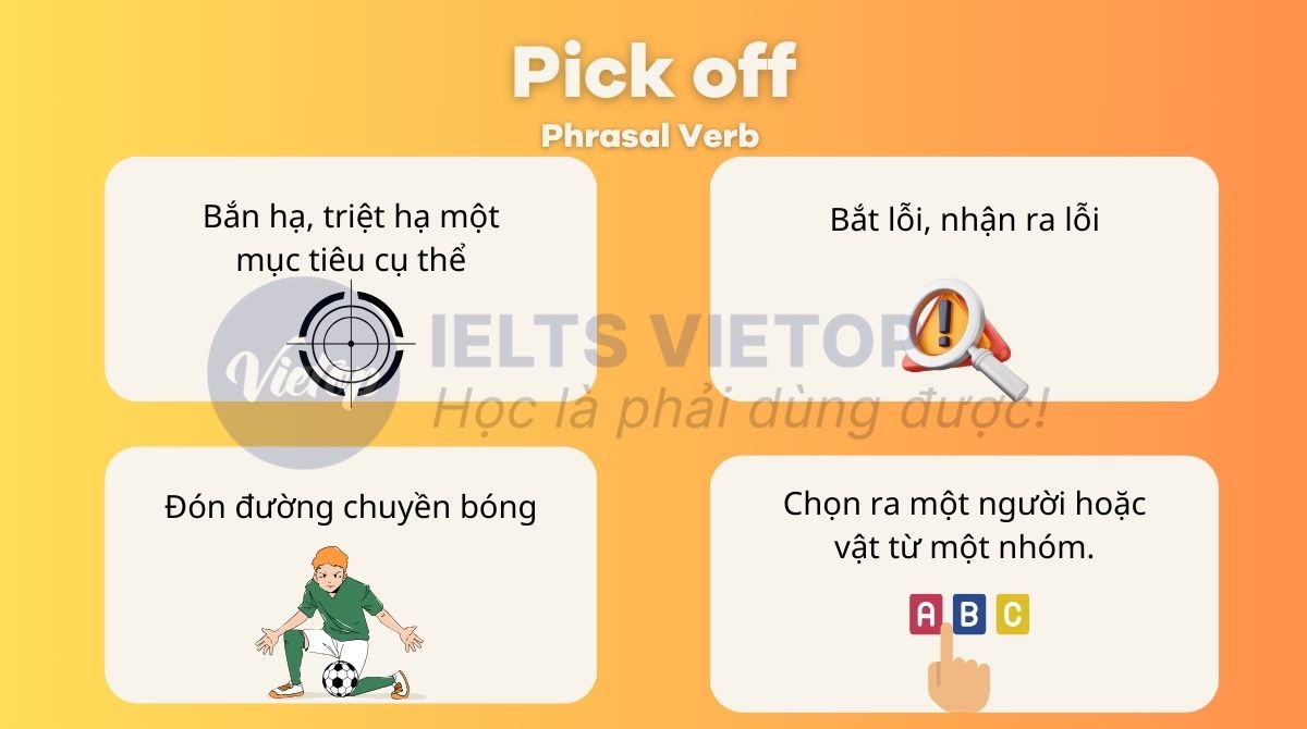 Giải đáp pick off là gì