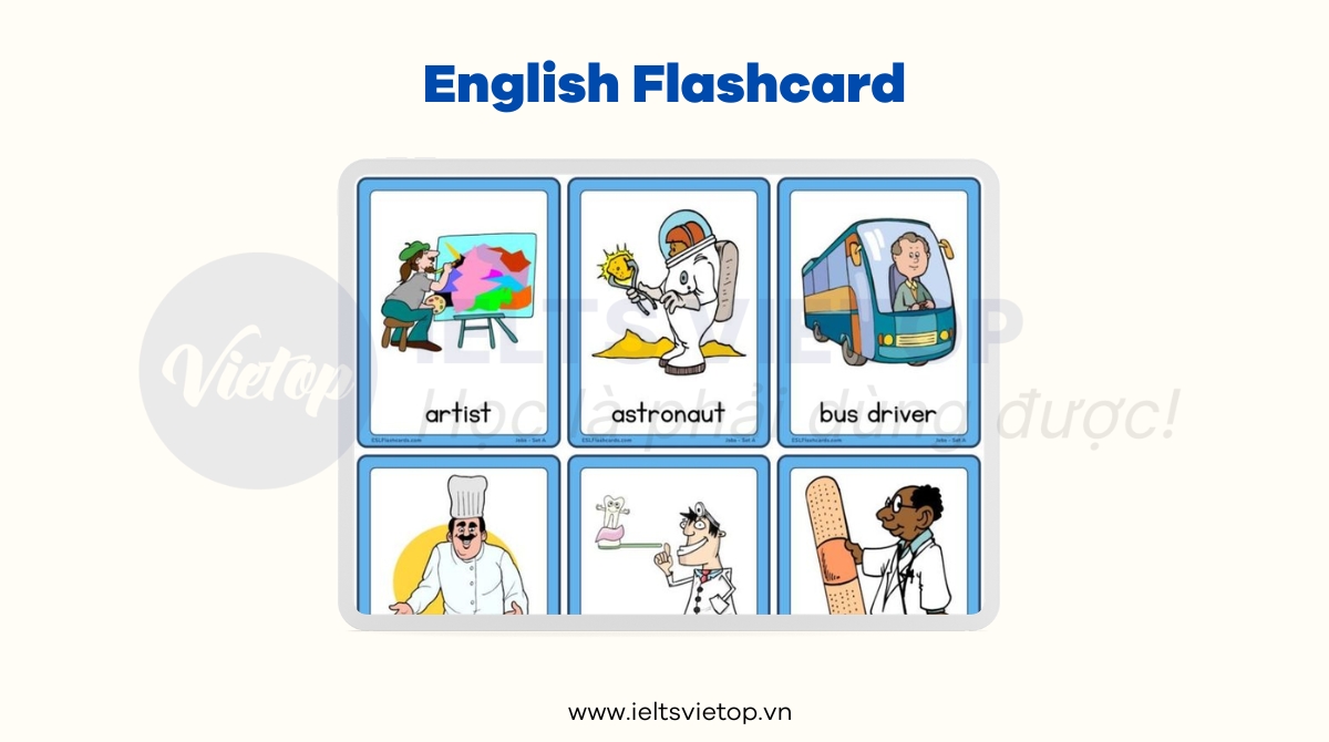 học từ vựng bằng flashcard