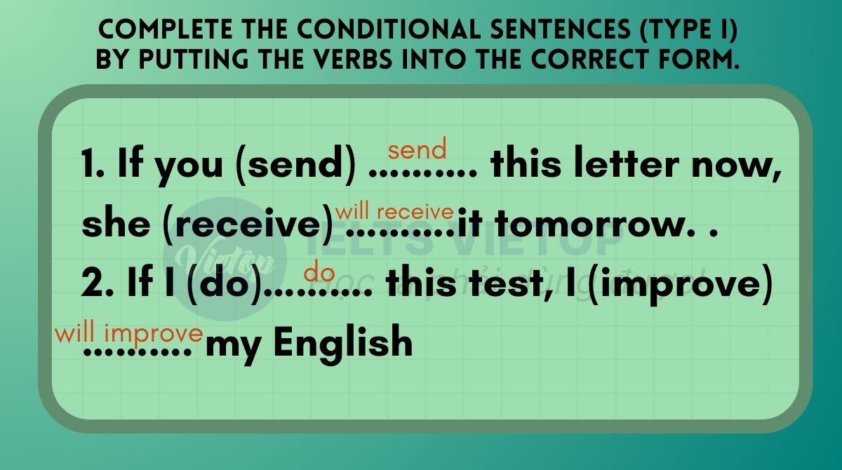 Putting the verbs into the correct form