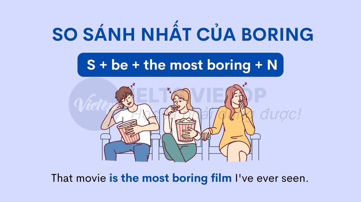 So sánh nhất của boring