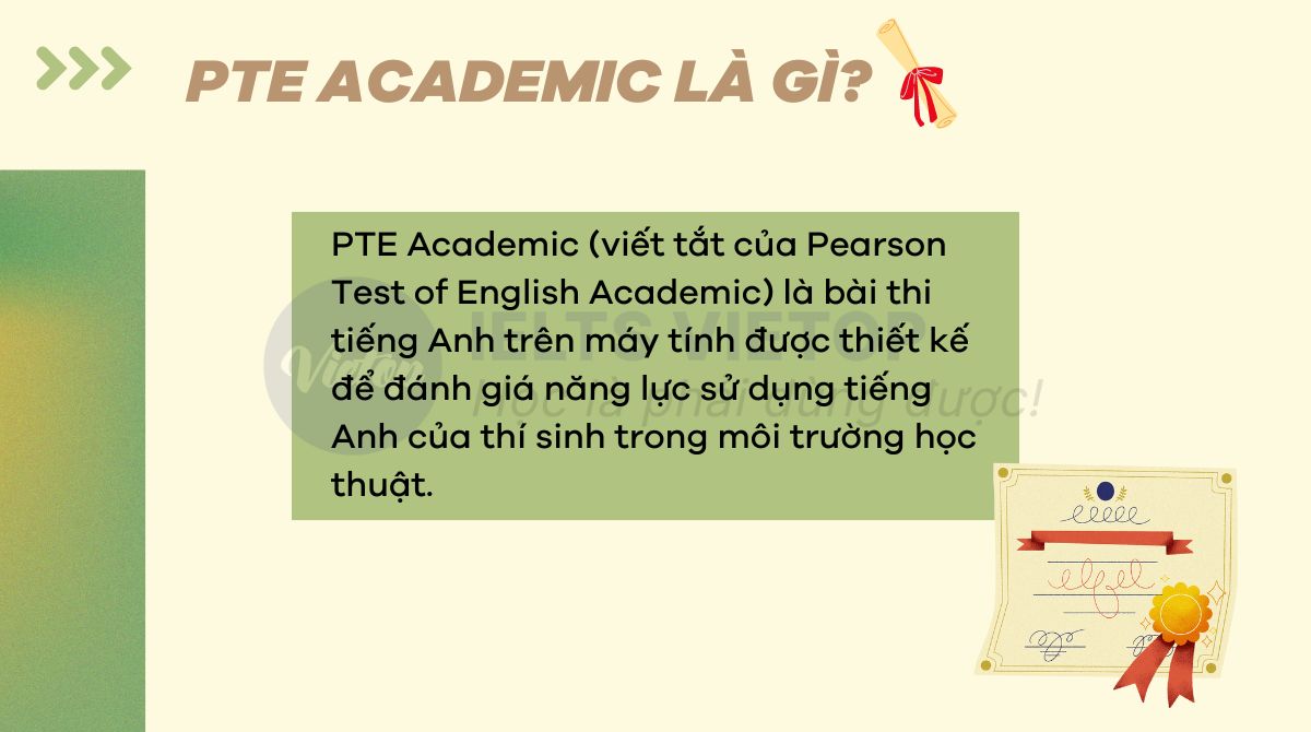 Bài thi PTE Academic 