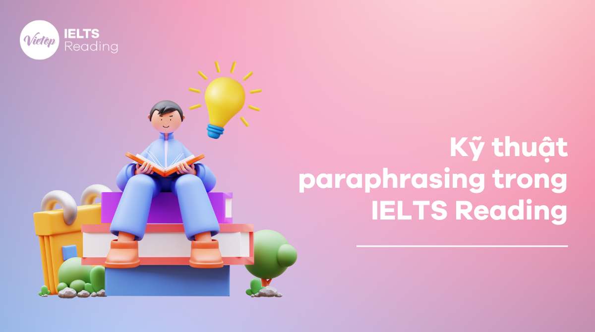 Paraphrasing in IELTS Reading - Chinh phục mọi câu hỏi band 5.5 - 6.5