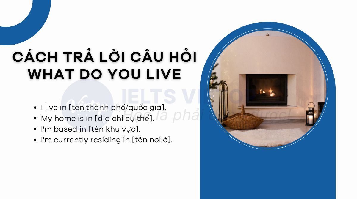 Cách trả lời câu hỏi where do you live