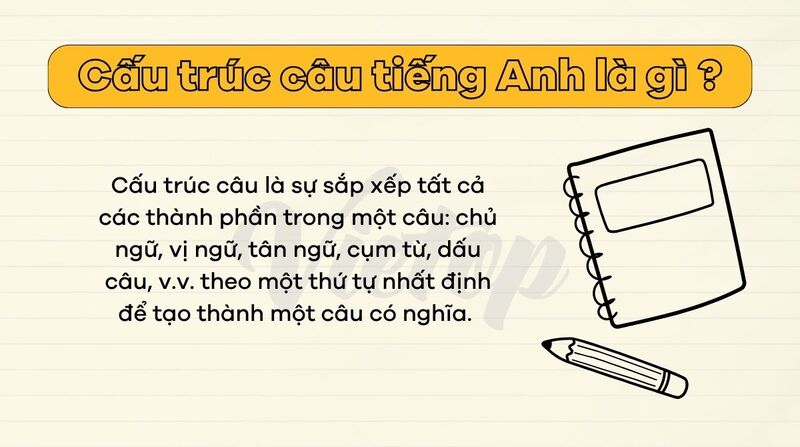 Cấu trúc câu tiếng Anh là gì?