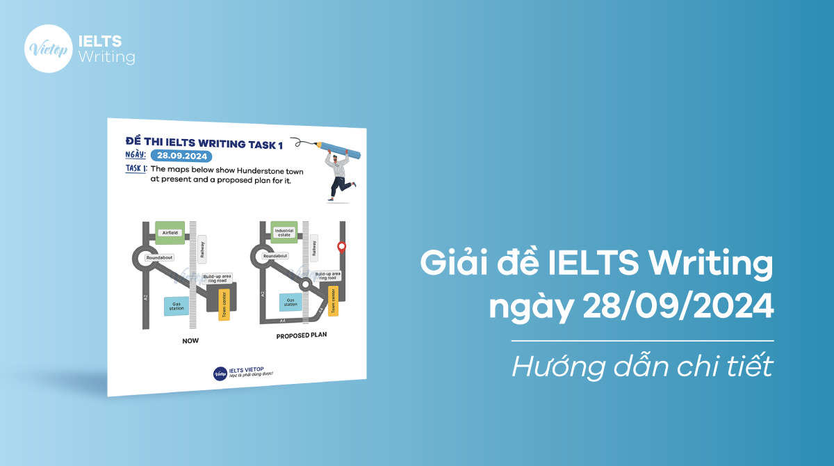 [ACE THE TEST] Giải đề IELTS Writing ngày 28/09/2024